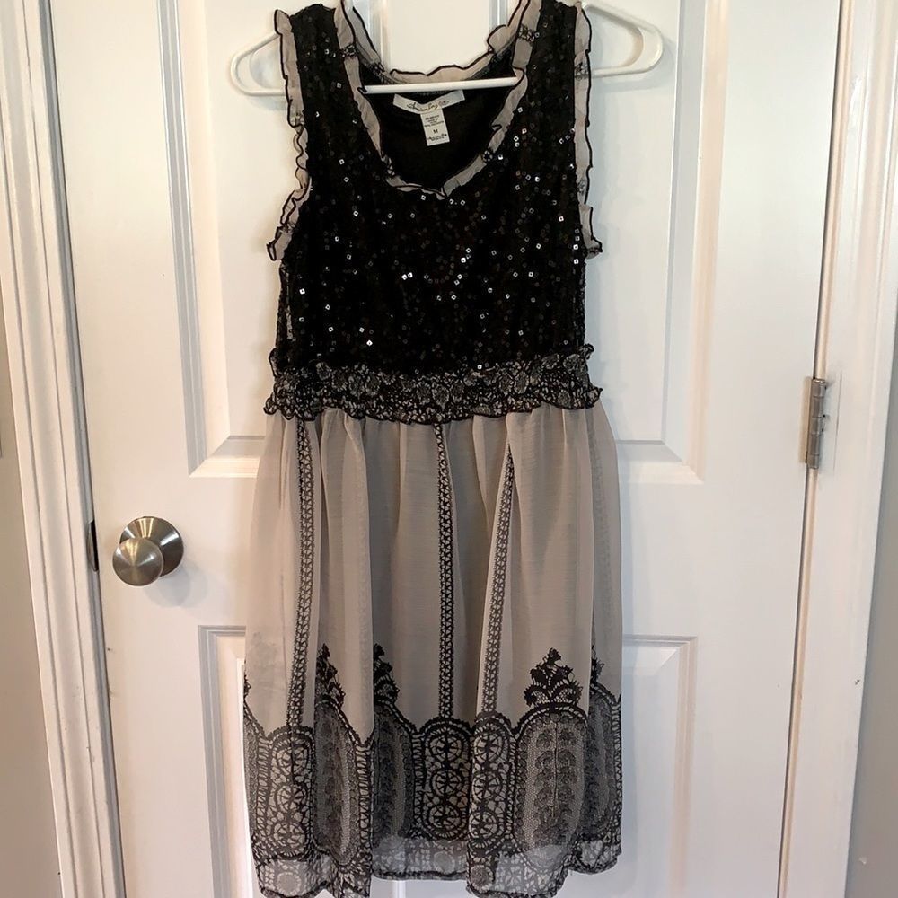 American Rag Sequin Top Dress - M